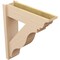 Ekena Millwork 8-in W x 28-in D x 32-in H Funston Trad Rough Cedar Woodgrain TimberThane Outlooker, Primed Tan OUTUR080X28X32FST04RCPR - alternate 6